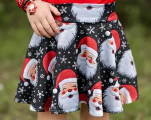 1 left! 3T ~ Twirl Skort ~ Snowy Santa