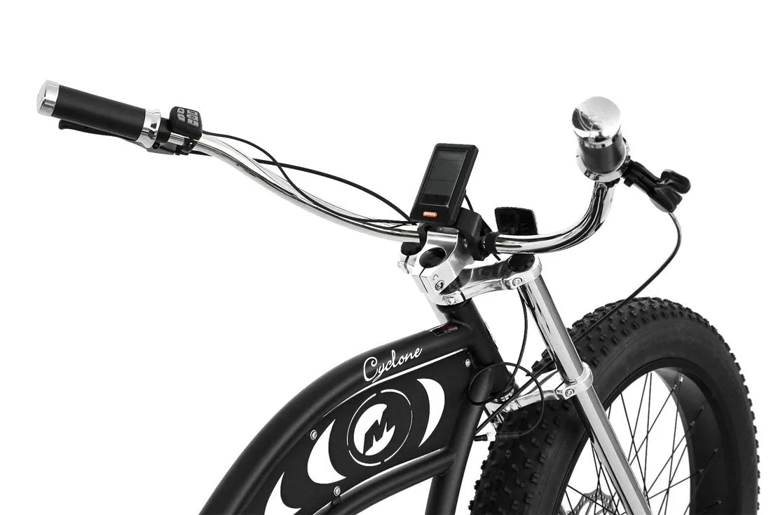 26" Micargi Cyclone 48V Electric Fat Tire Beach Cruiser