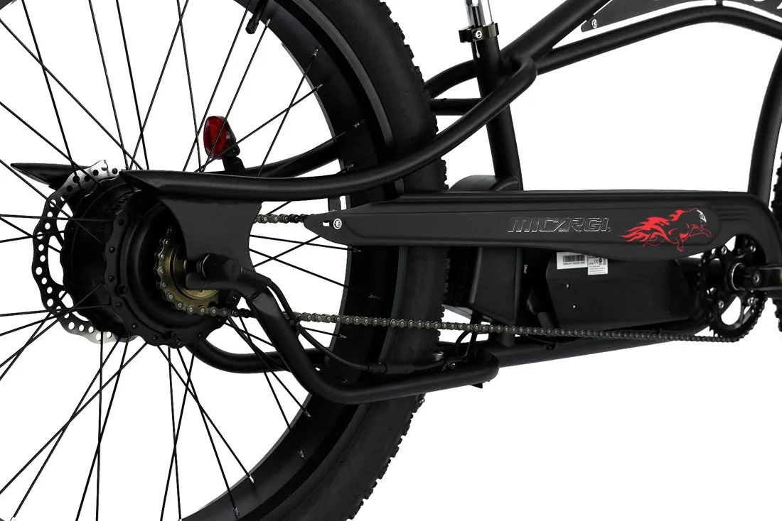 26" Micargi Cyclone 48V Electric Fat Tire Beach Cruiser