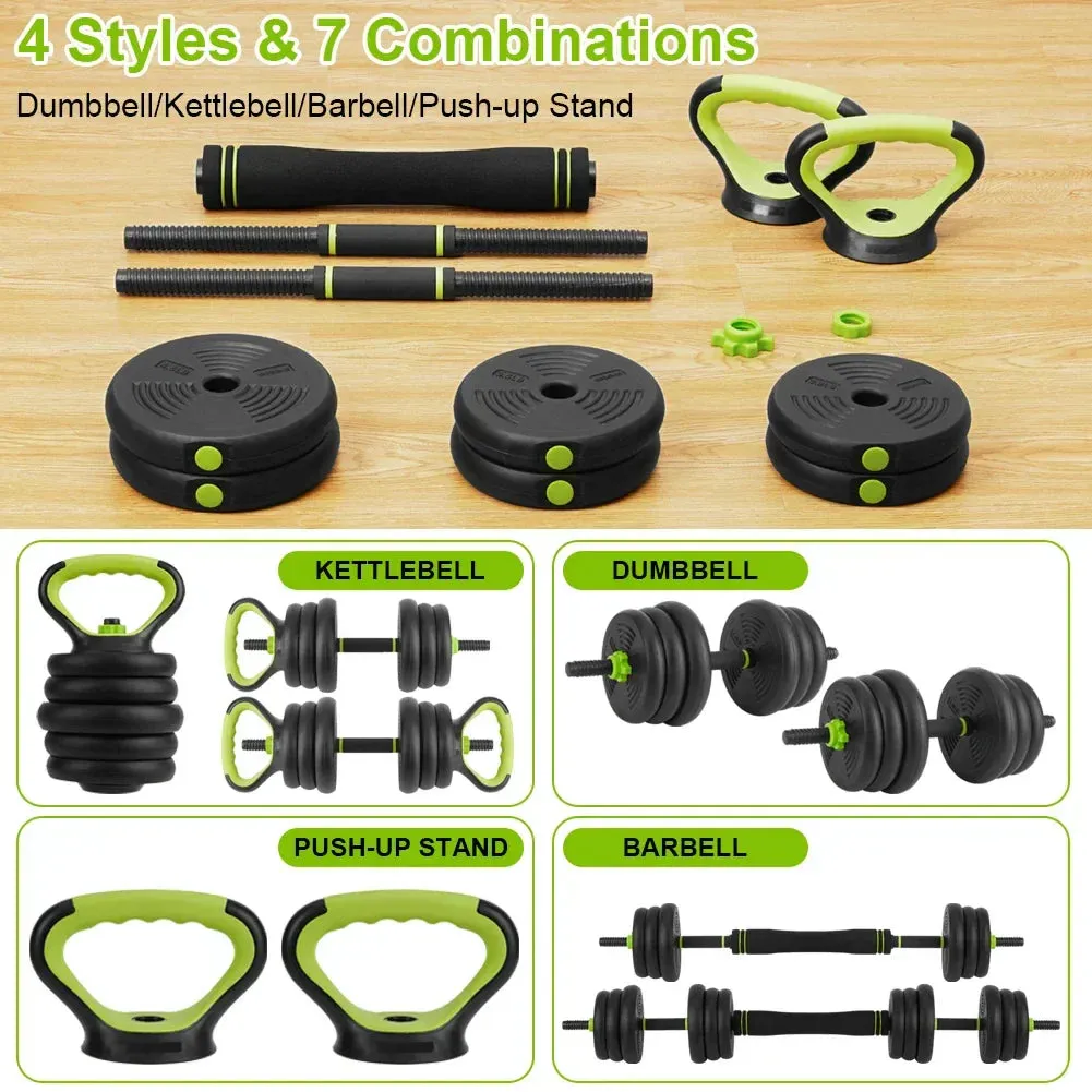 4-in-1 Adjustable Dumbbells Set (KELISKA)