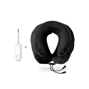BUNDLE TWELVE SOUTH AirFly Pro Bluetooth Dongle Transmitter V1 & CABEAU Air Evolution Inflatable Travel Neck Pillow