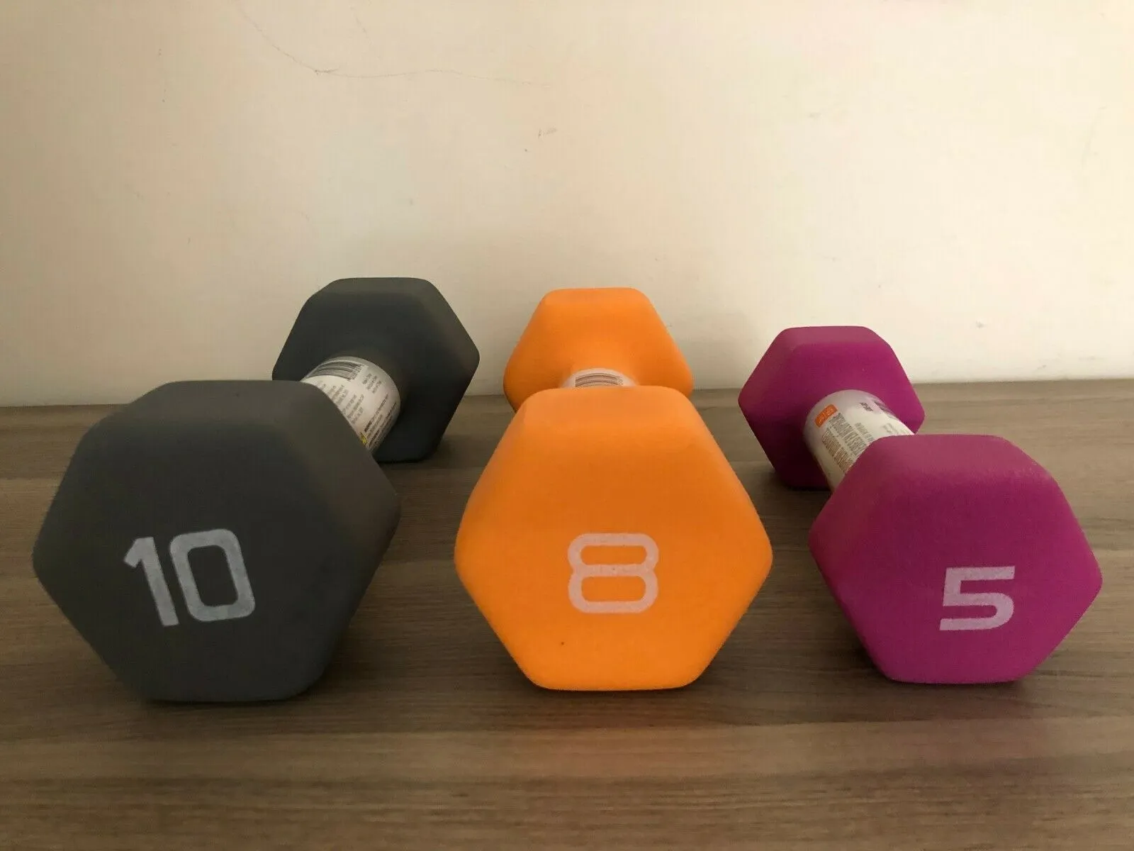 Cap Hex Neoprene Dumbbells Weights