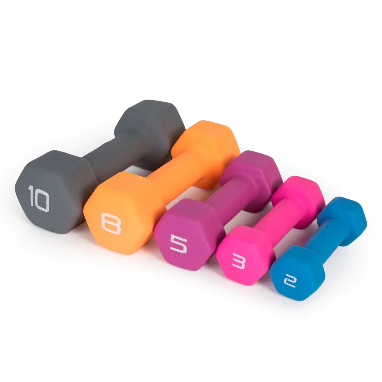 Cap Hex Neoprene Dumbbells Weights