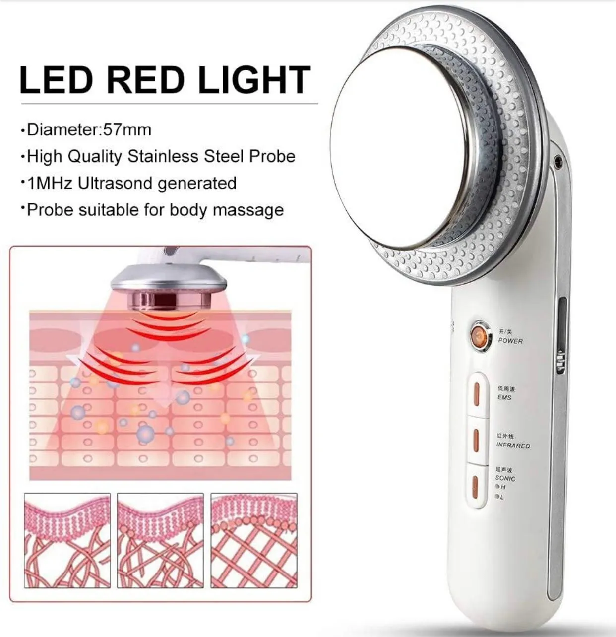 Clinicians Choice- Portable Radio Frequency Cavitation Body Slimming Skin Tightening Device