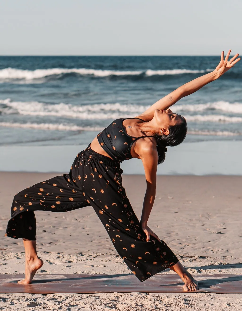 Cotton Yoga Pants - Mystic