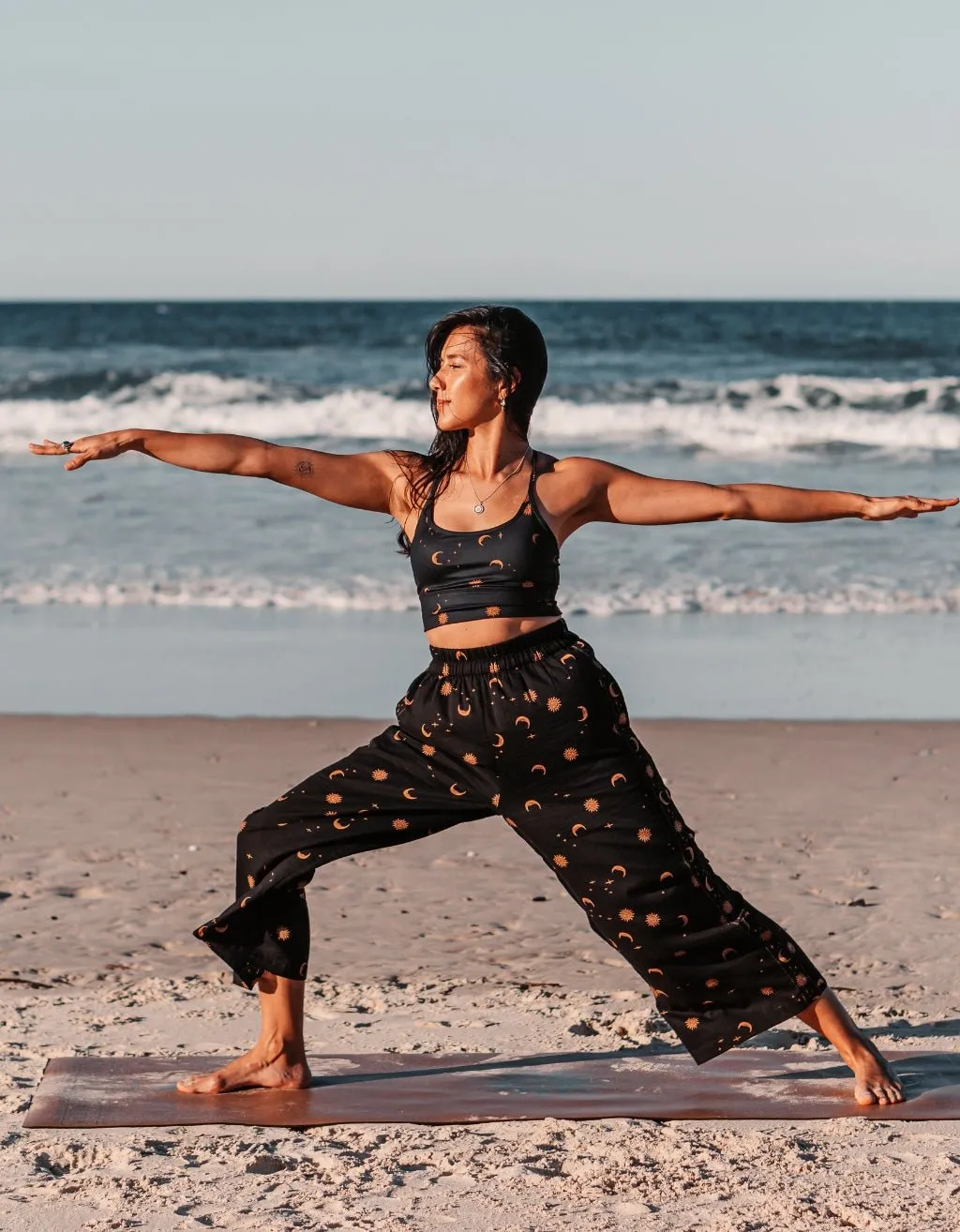Cotton Yoga Pants - Mystic
