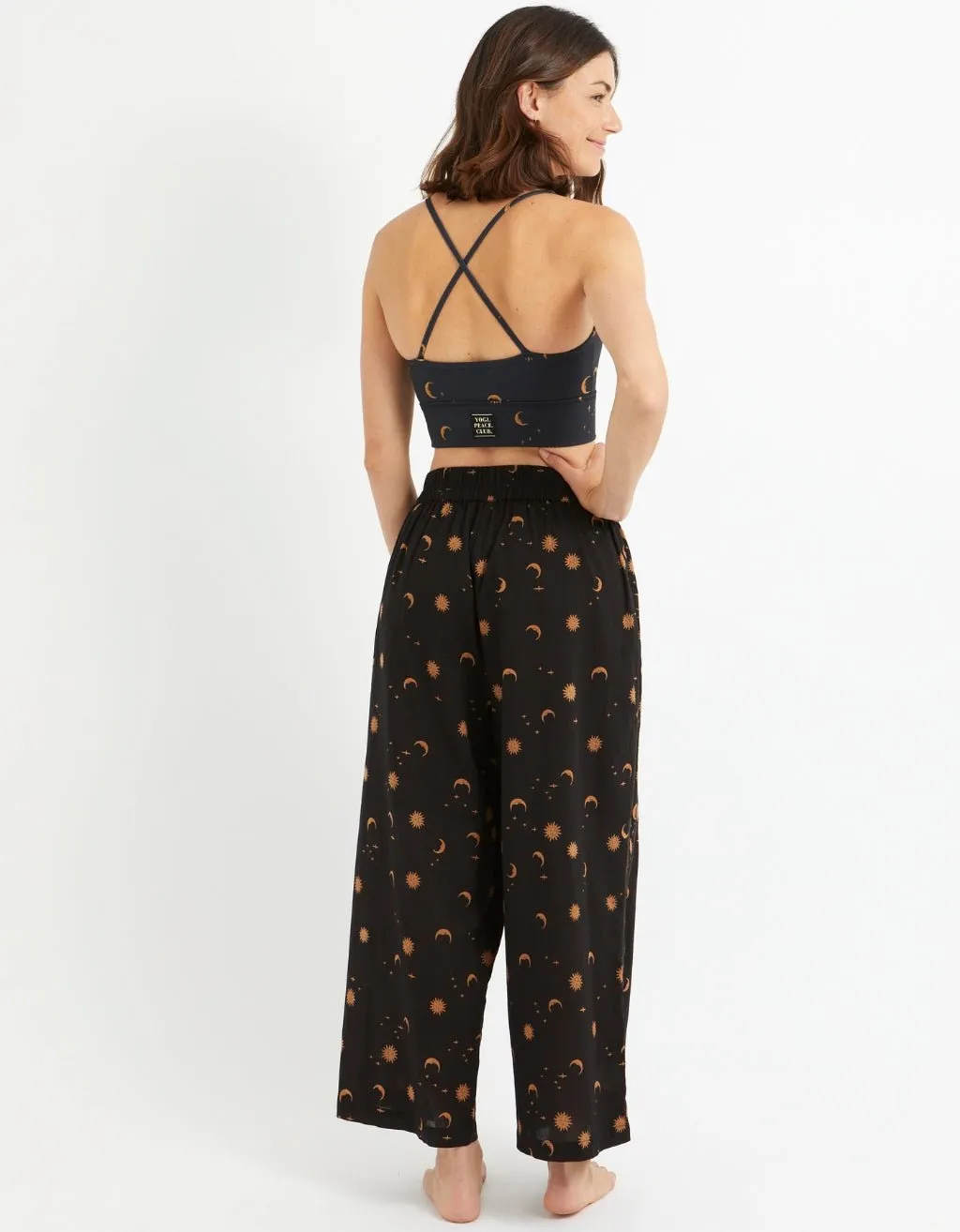 Cotton Yoga Pants - Mystic