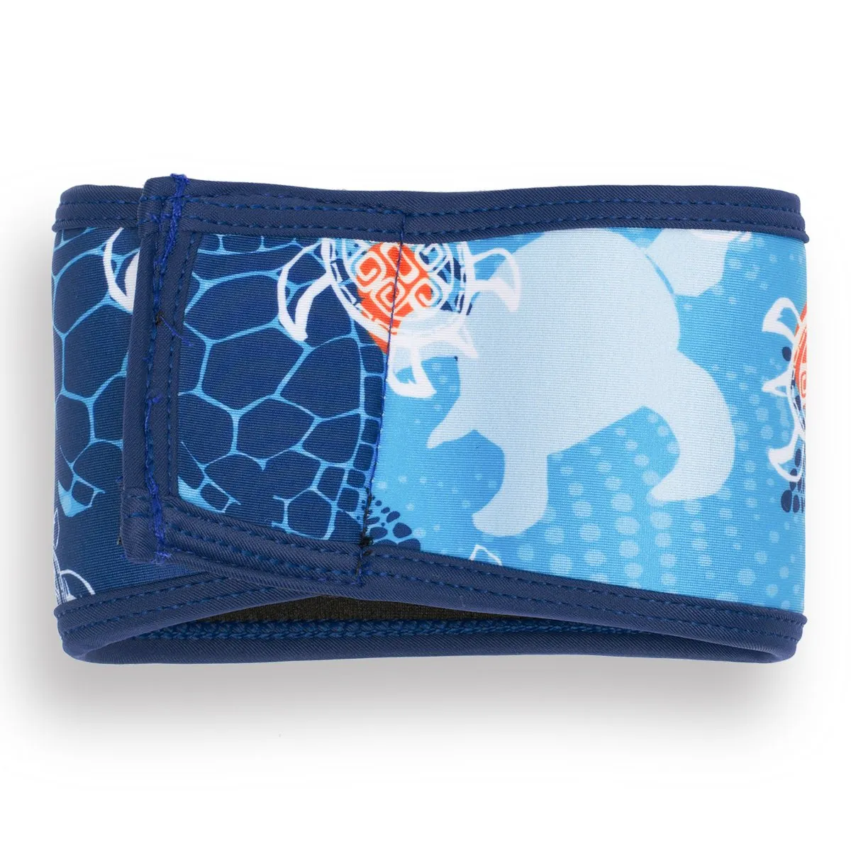 Dog Belly Band - Flaming Blue Tuga