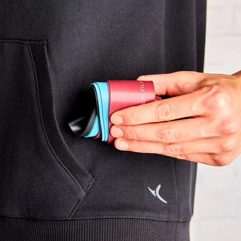 Domyos fitness bands set, turquoise/burgundy/black