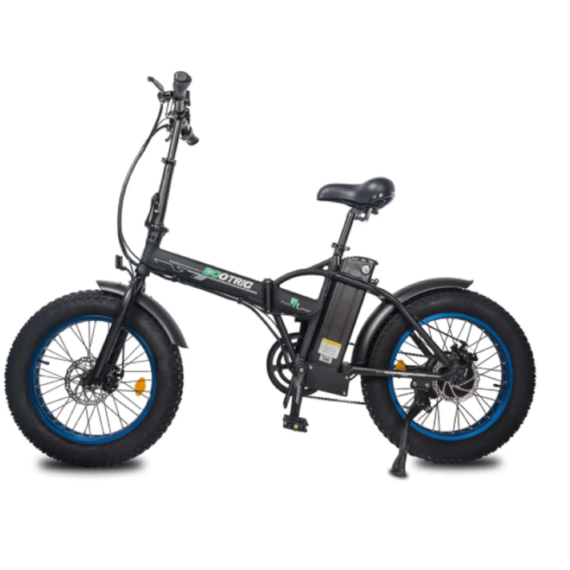Ecotric 500W 20" Fat Portable and Folding Electric Bike