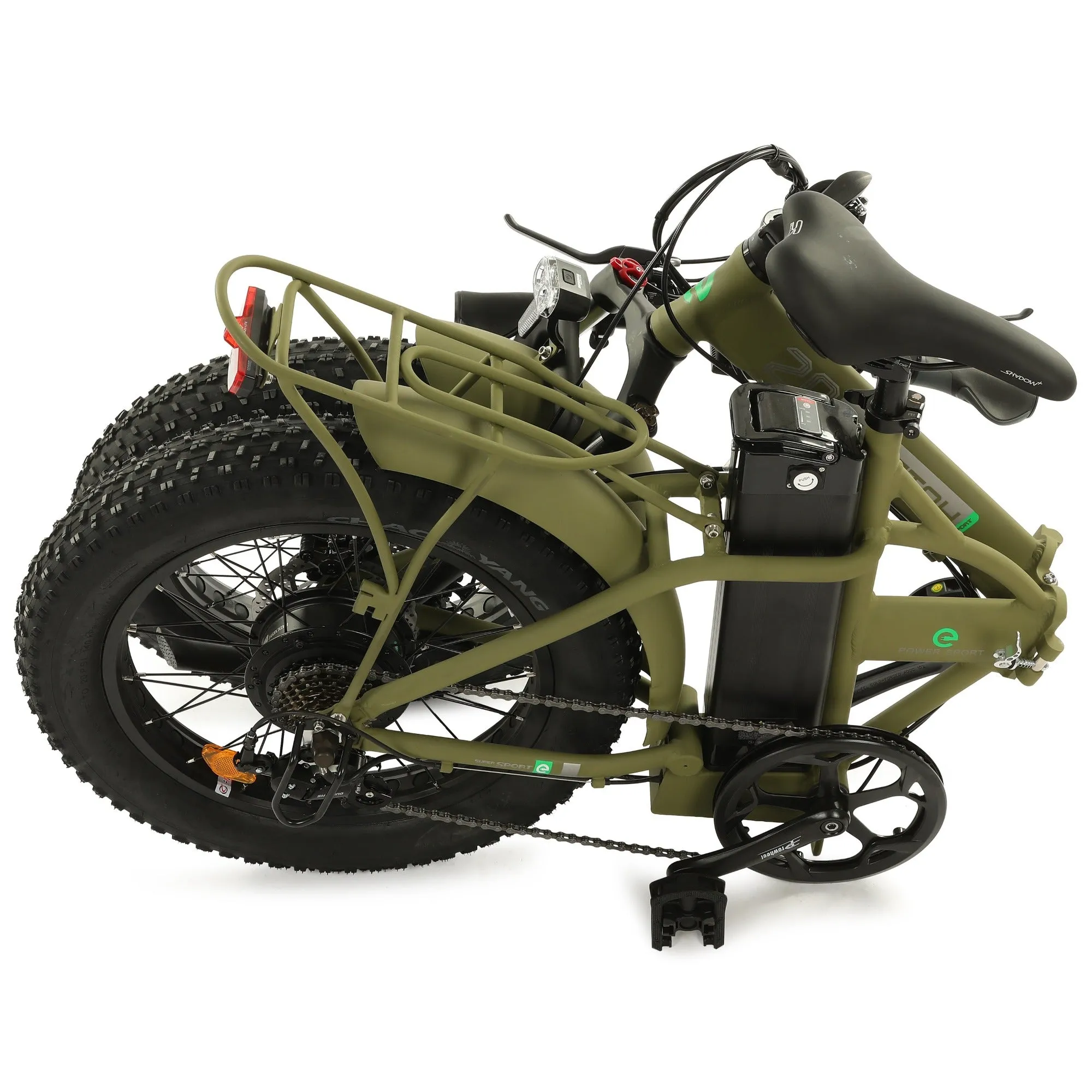 Ecotric 500W 20" Fat Portable and Folding Electric Bike