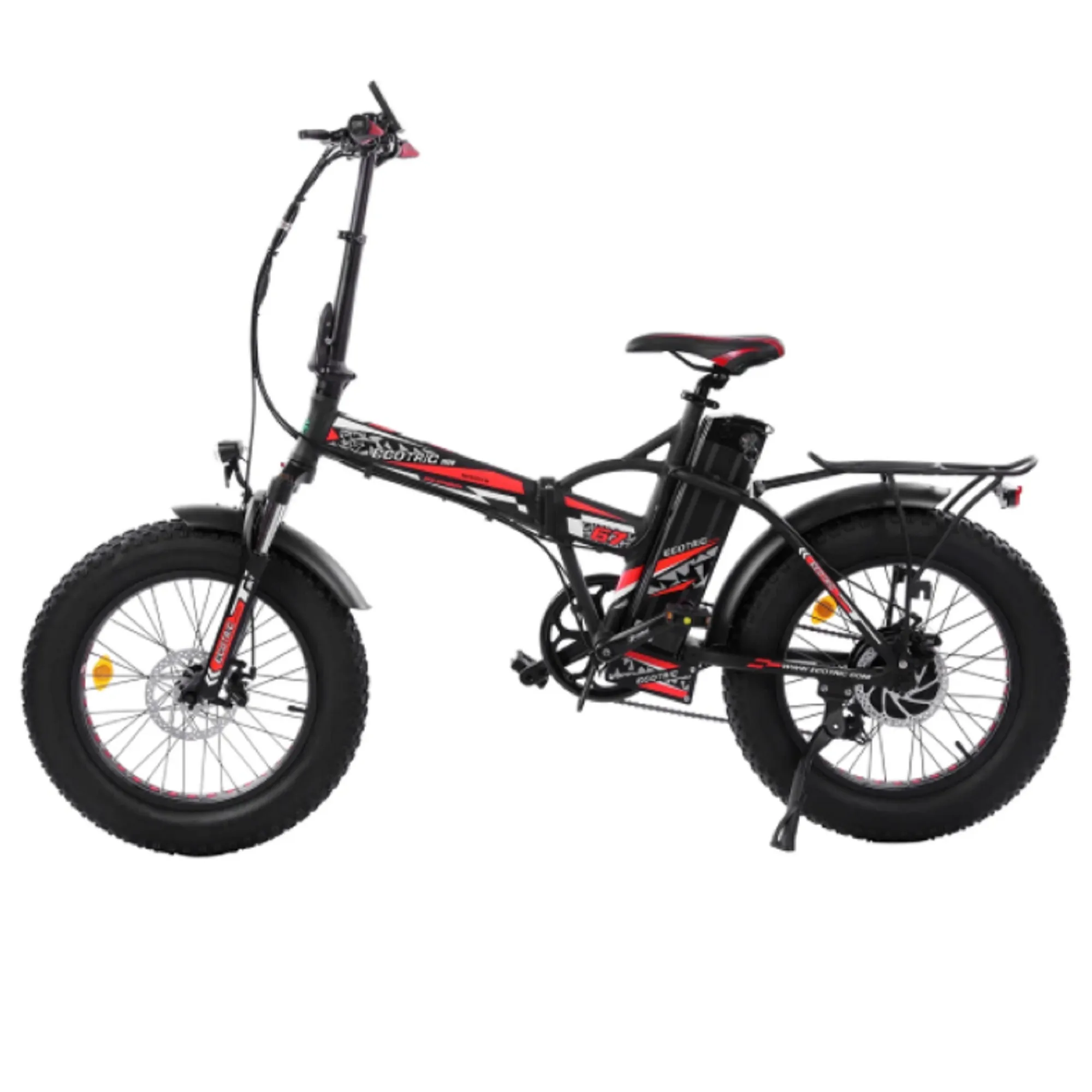 Ecotric 500W 20" Fat Portable and Folding Electric Bike