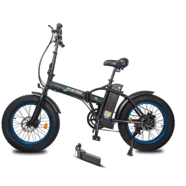 Ecotric 500W 20" Fat Portable and Folding Electric Bike