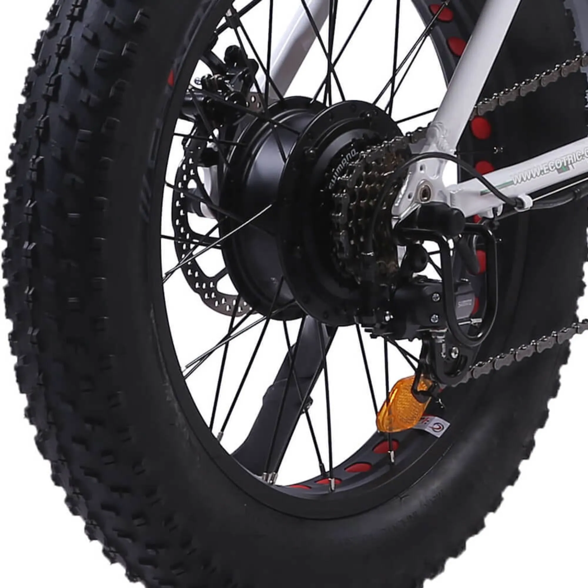 Ecotric 500W 20" Fat Portable and Folding Electric Bike