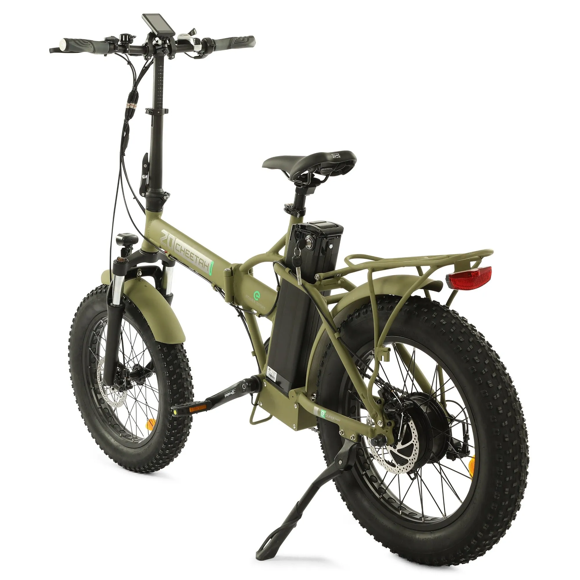 Ecotric 500W 20" Fat Portable and Folding Electric Bike