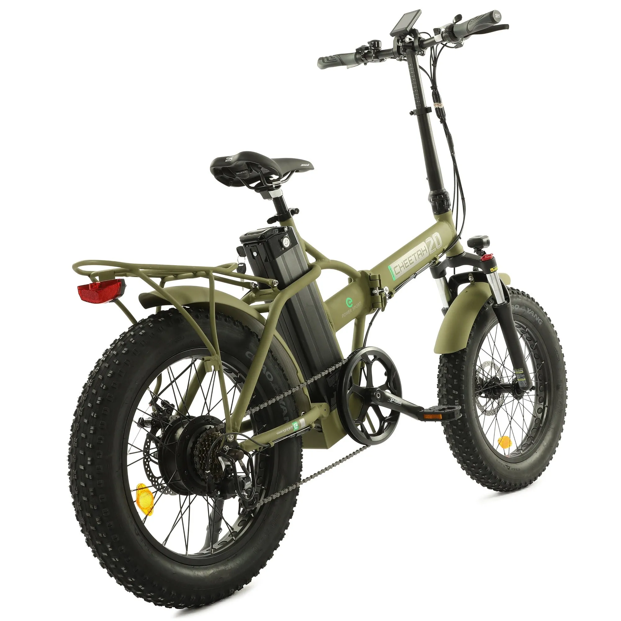 Ecotric 500W 20" Fat Portable and Folding Electric Bike