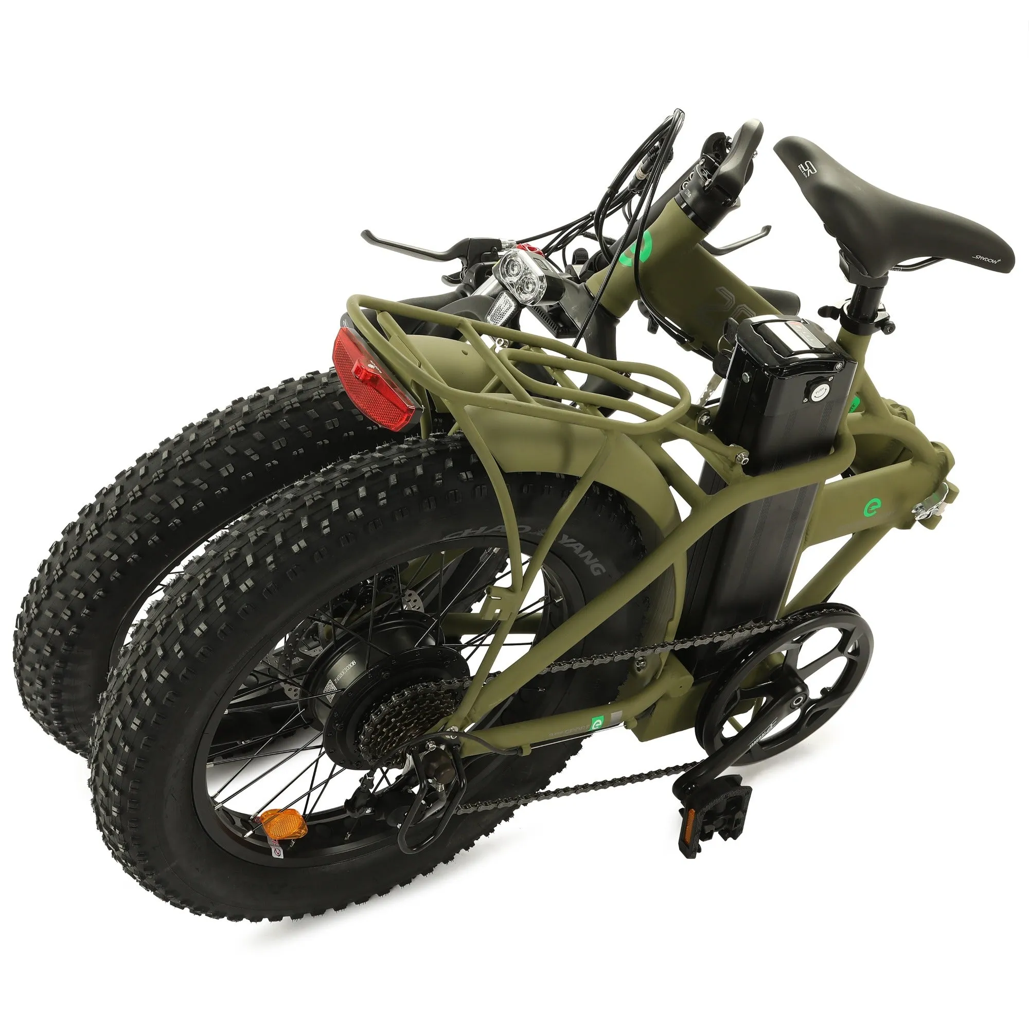 Ecotric 500W 20" Fat Portable and Folding Electric Bike
