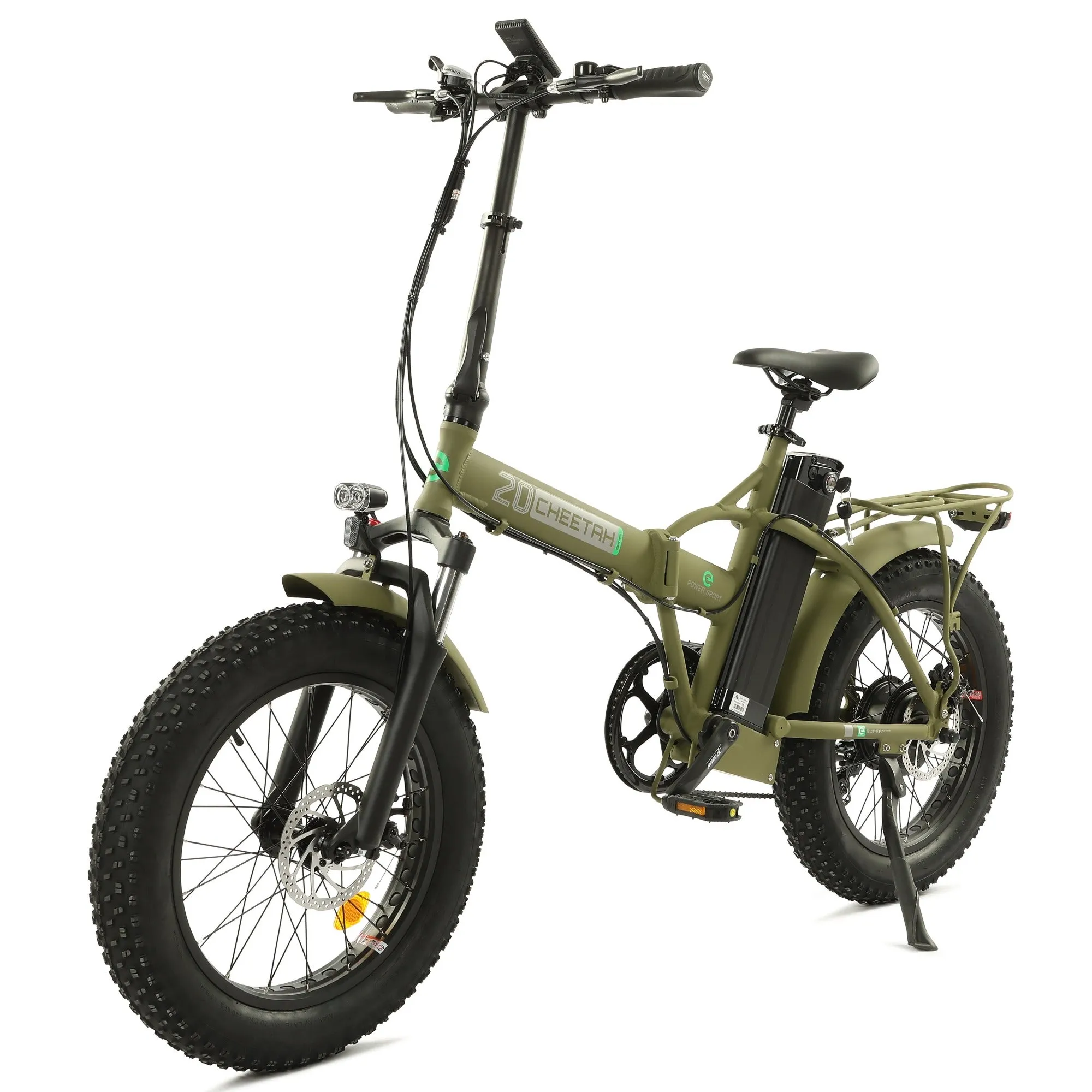Ecotric 500W 20" Fat Portable and Folding Electric Bike