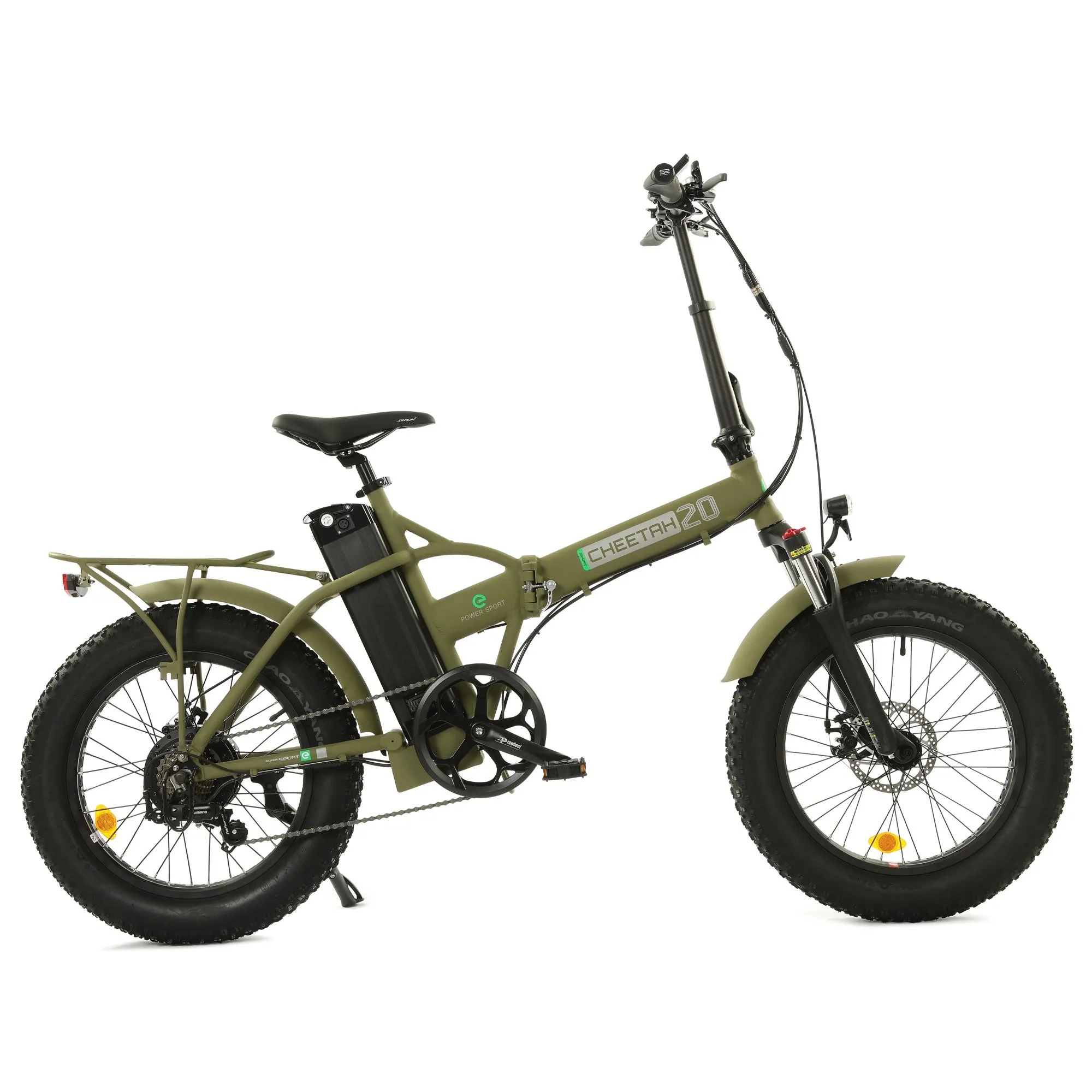 Ecotric 500W 20" Fat Portable and Folding Electric Bike