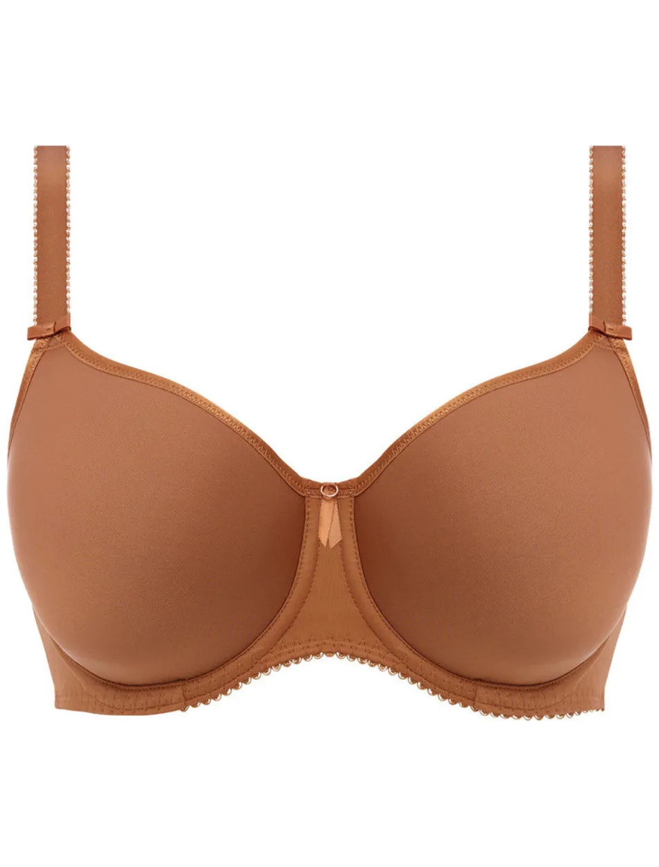 Fantasie Rebecca Essentials Underwire Moulded Bra, Cinnamon | Cinnamon Molded Bra | Cinnamon T-Shirt Bra | Cinnamon Fantasie Bra