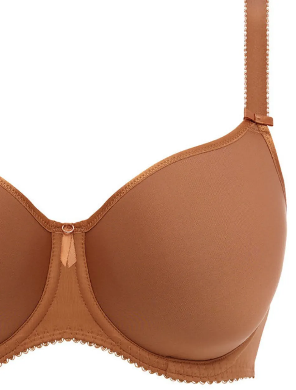 Fantasie Rebecca Essentials Underwire Moulded Bra, Cinnamon | Cinnamon Molded Bra | Cinnamon T-Shirt Bra | Cinnamon Fantasie Bra