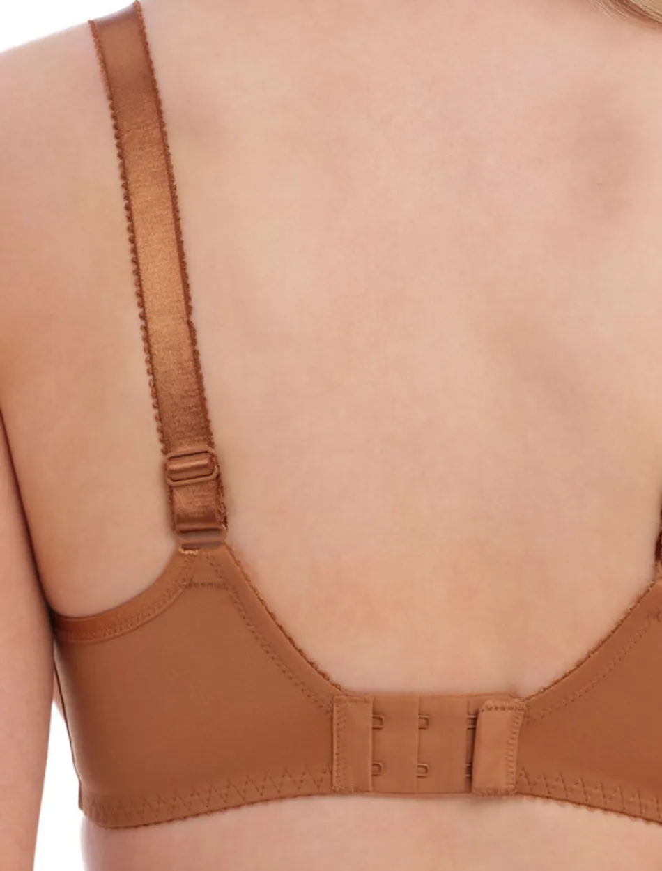 Fantasie Rebecca Essentials Underwire Moulded Bra, Cinnamon | Cinnamon Molded Bra | Cinnamon T-Shirt Bra | Cinnamon Fantasie Bra