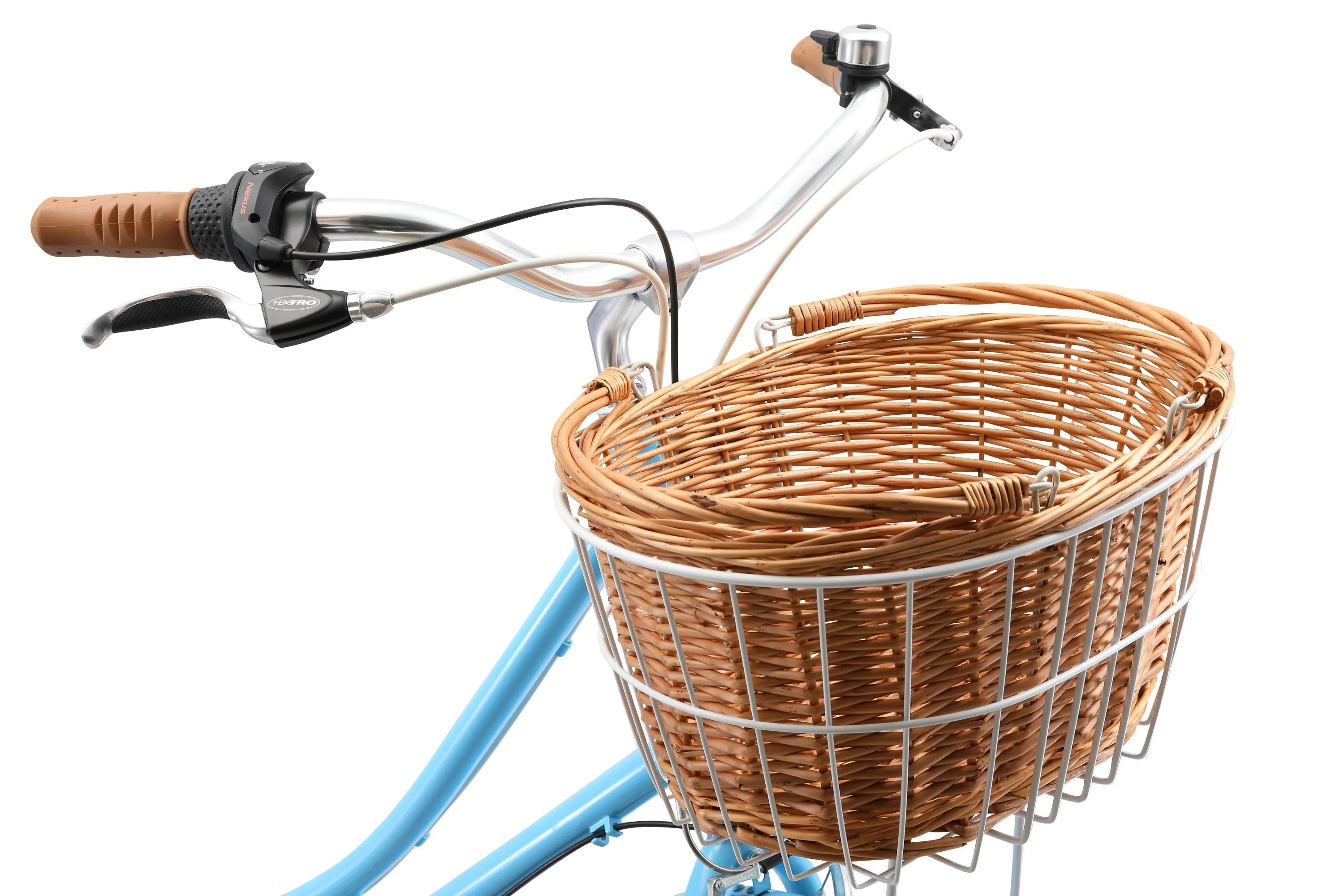 Ladies Deluxe Vintage Bike Baby Blue