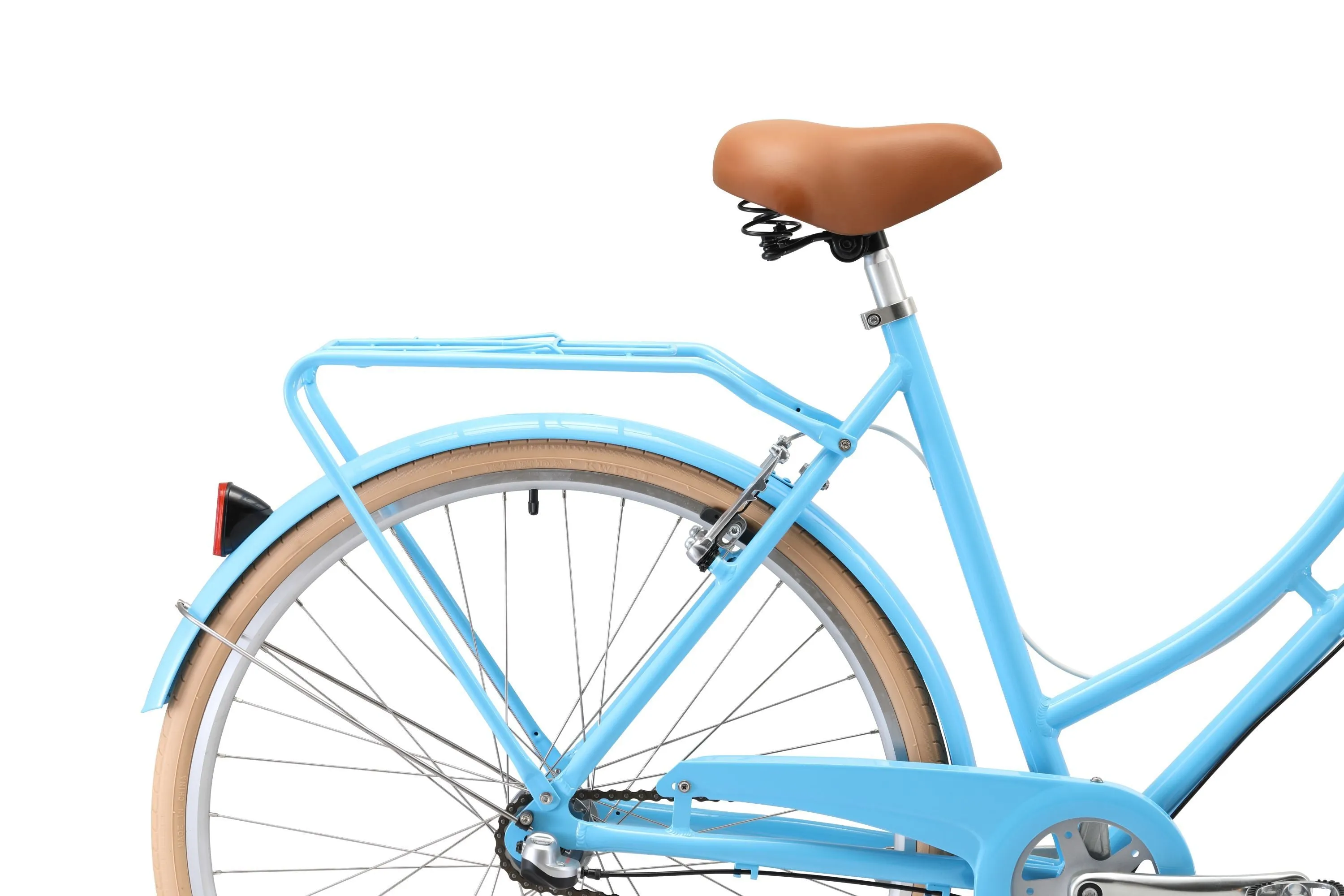 Ladies Deluxe Vintage Bike Baby Blue