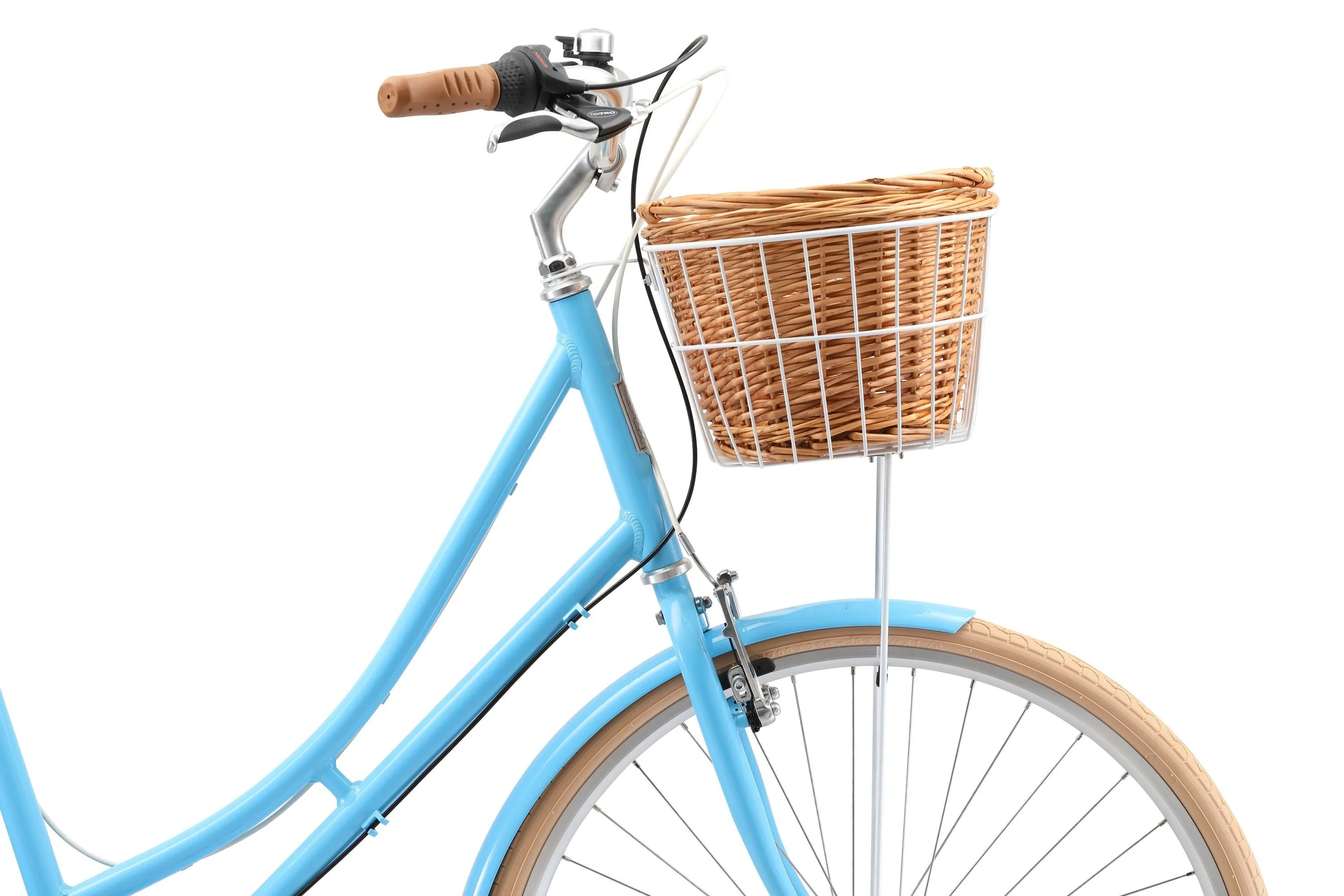 Ladies Deluxe Vintage Bike Baby Blue