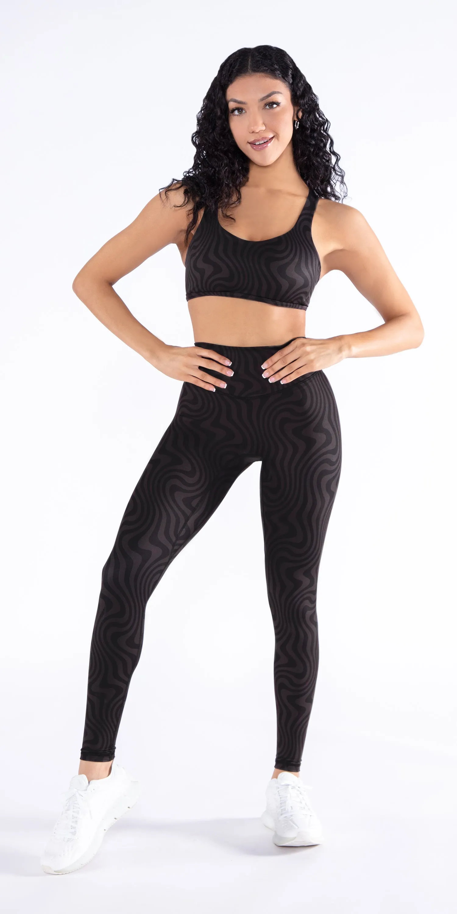 Licorice Swirl - Angel Sports Bra [Final Sale]