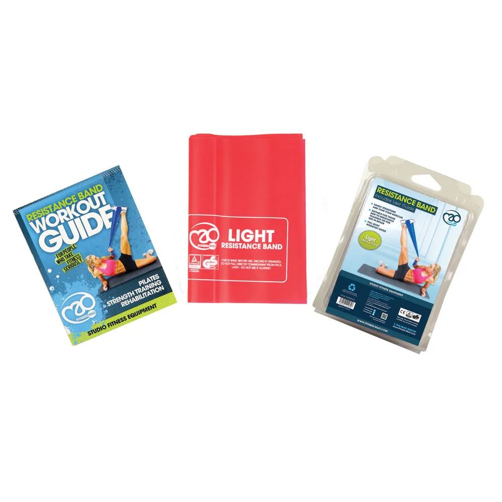 Light Resistance Band With User Guide