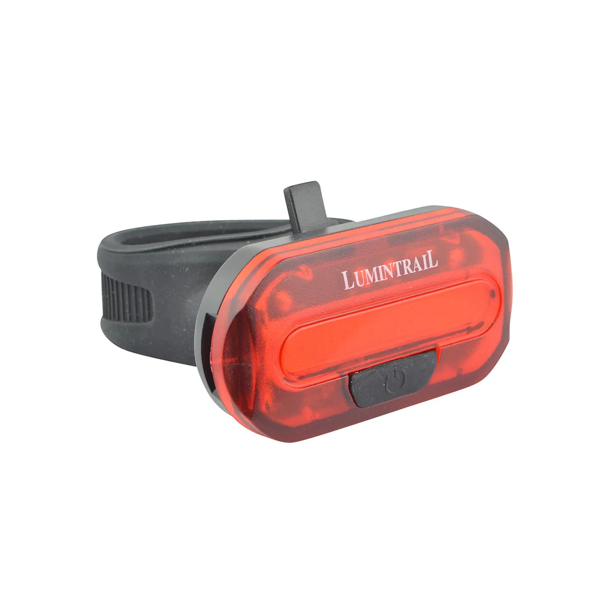 Lumintrail Rear Bike Light Bright Red LED Taillight 2 Light Modes for All Bikes Easy To Install