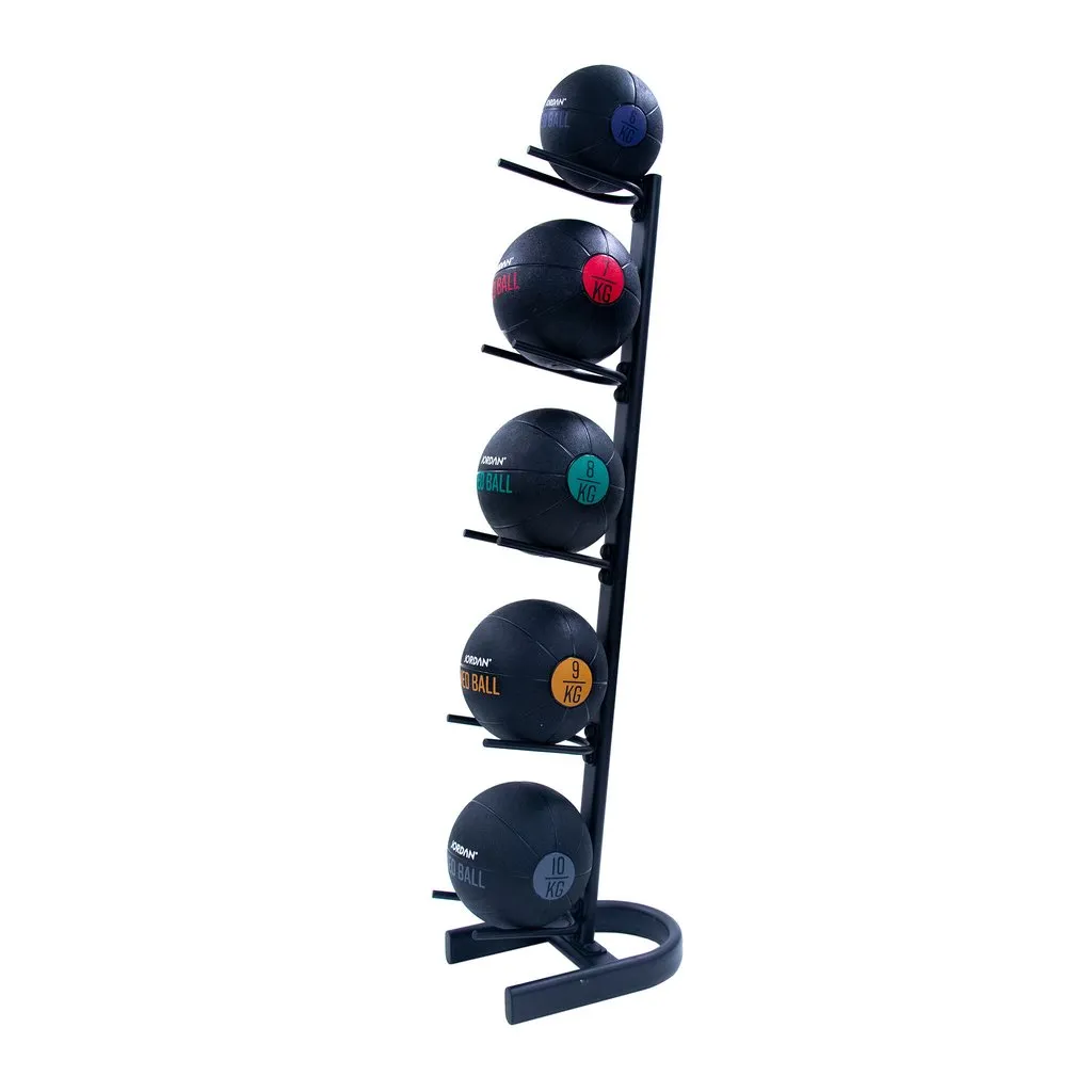 Medicine Ball Rack Empty (holds 5) - Black or Grey