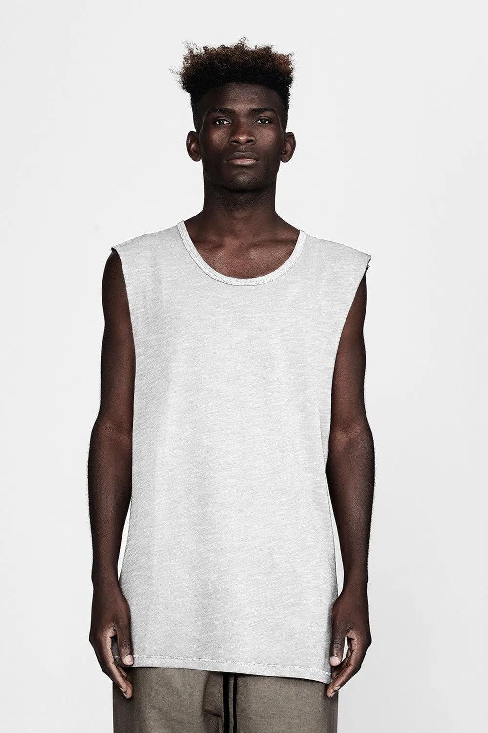 Muscle Tank - Grey Marle