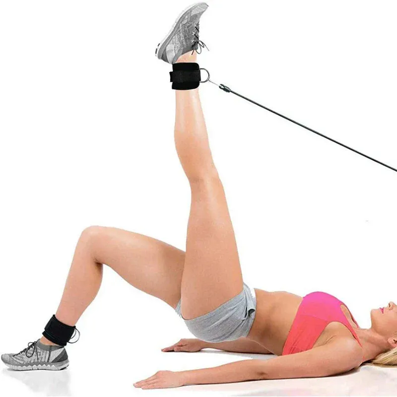 Padded Ankle Cuffs for Leg Exercise (KELISKA)