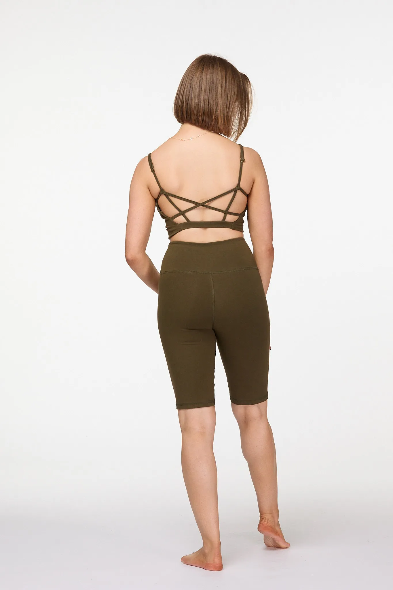 Power Bike Shorts 5" | Khaki