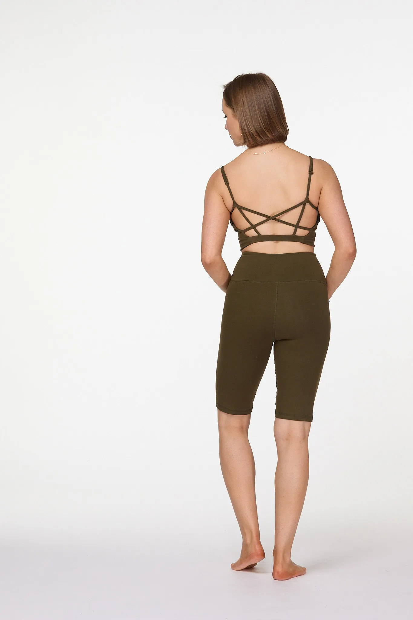 Power Bike Shorts 5" | Khaki