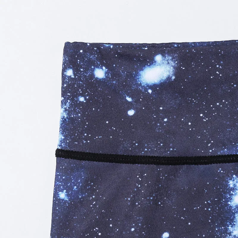 Quick-drying base digital printing pants sports tights fitness pants yoga pants