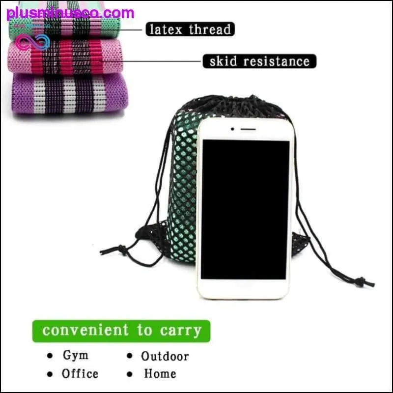 Resistance Bands 3-Piece Set Fitness Rubber Bands Expander
