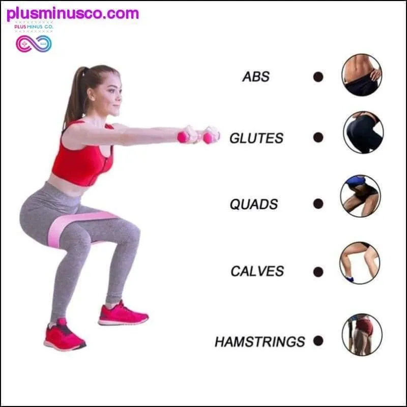 Resistance Bands 3-Piece Set Fitness Rubber Bands Expander