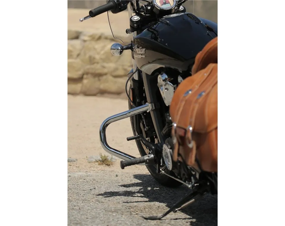 Steel Front Highway Bars, Pair -Chrome