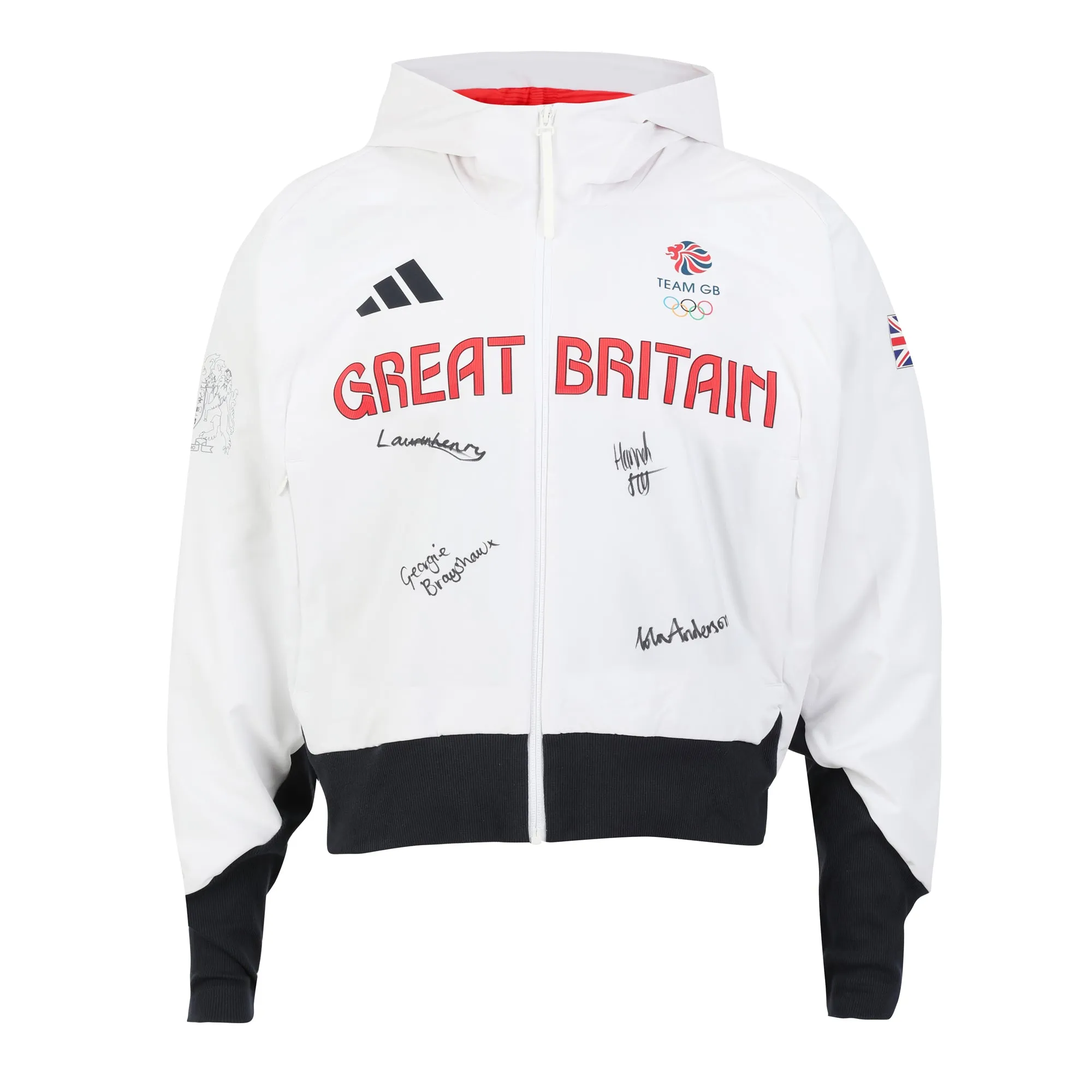Team GB Womens Rowing Quad Sculls Signed 2024 Paris Olympics Podium Jacket