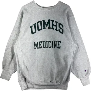 Vintage Champion Reverse Weave UOMHS Medicine Spellout Crewneck 90s