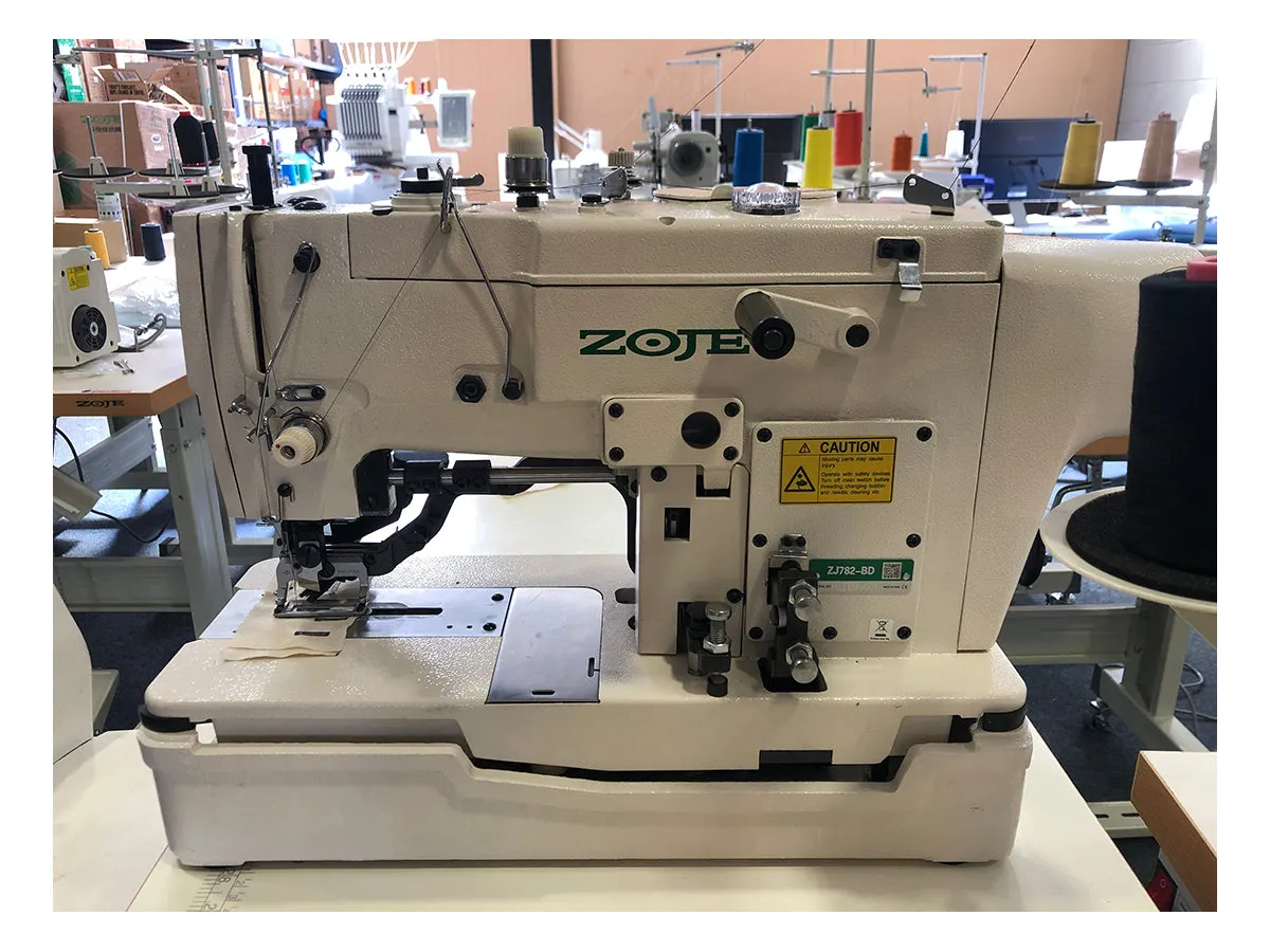 Zoje Direct Drive Button Holer Machine